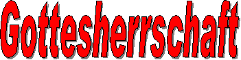 Gottesherrschaft