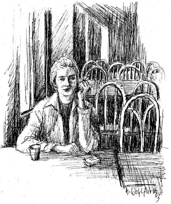 A painting of a woman by H. Wohlfarth