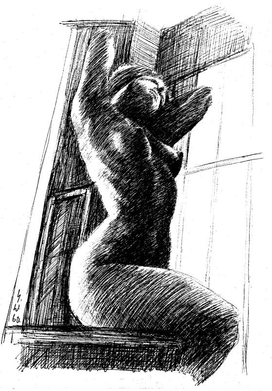 A painting of a woman by H. Wohlfarth