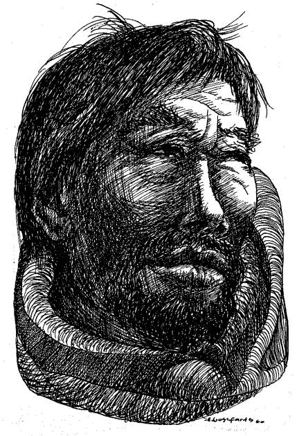 A face drawn by H. Wohlfarth