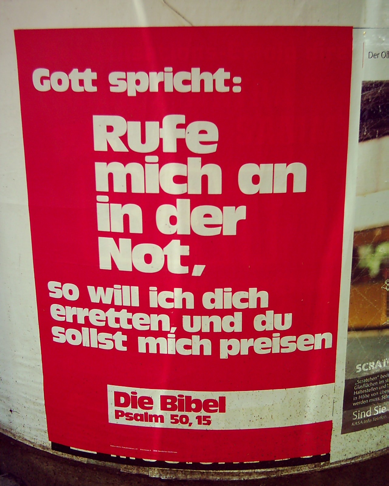 Rufe mich an in der Not, ... 