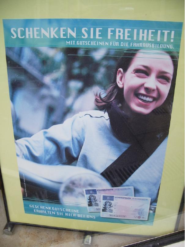 SCHENKEN SIE FREIHEIT!