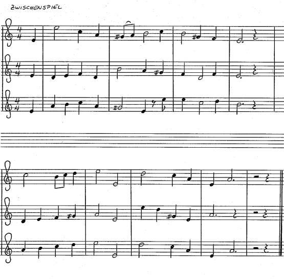 Melodie und Akkorde zum Lied Geleitet
