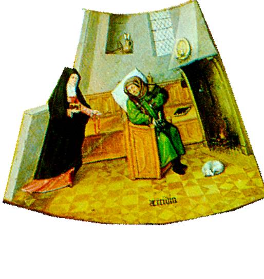 ein Laster gezeichnet von Hieronymus Bosch