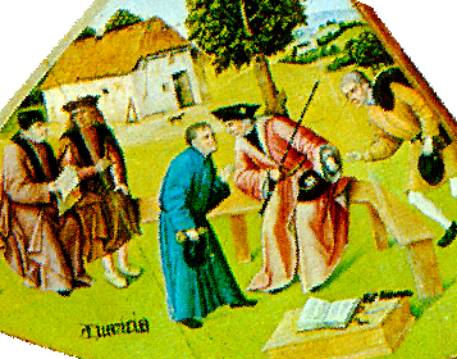 ein Laster gezeichnet von Hieronymus Bosch