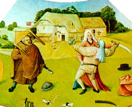 ein Laster gezeichnet von Hieronymus Bosch