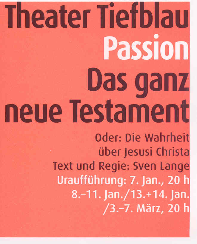 Passion - Das ganz neue Testament