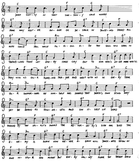 notes and chords of Dusk