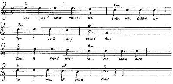 Noten und Akkorde von Just Think!