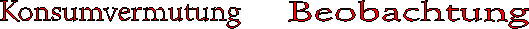 Konsumvermutung