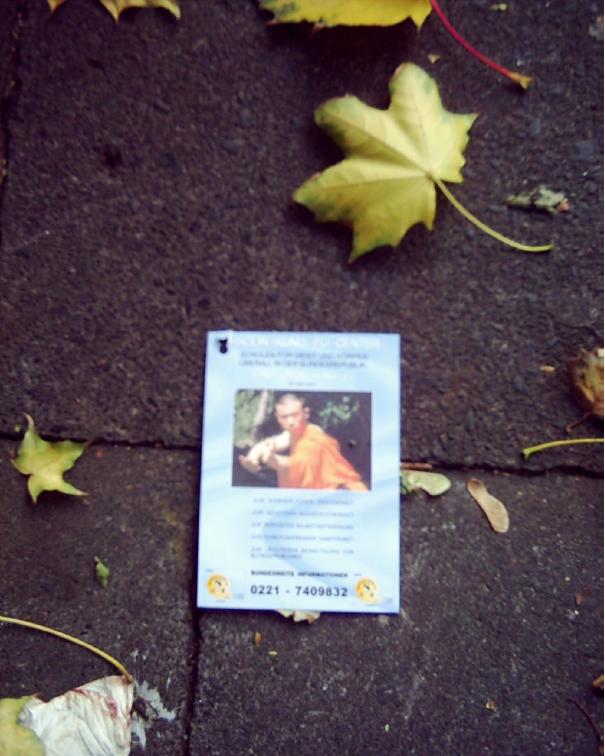 Werbung eines Buddhisten