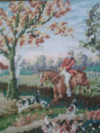 ein Pferd
