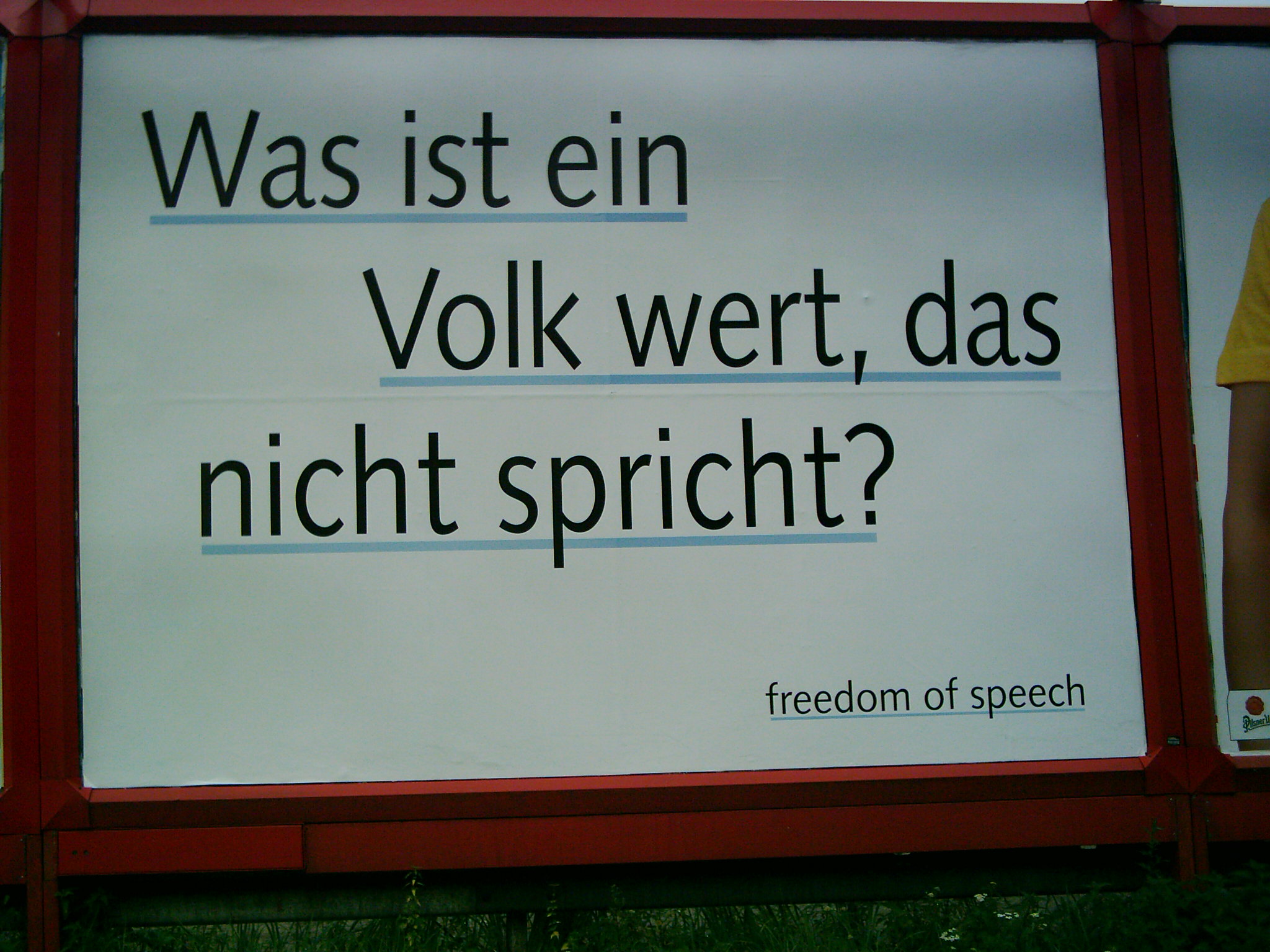 Freedom of speech